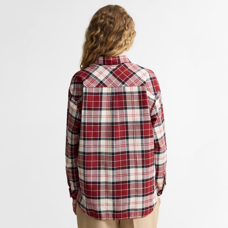 Barbour&reg; Elishaw Shirt - LIGHT CARDINAL TARTAN image number 2
