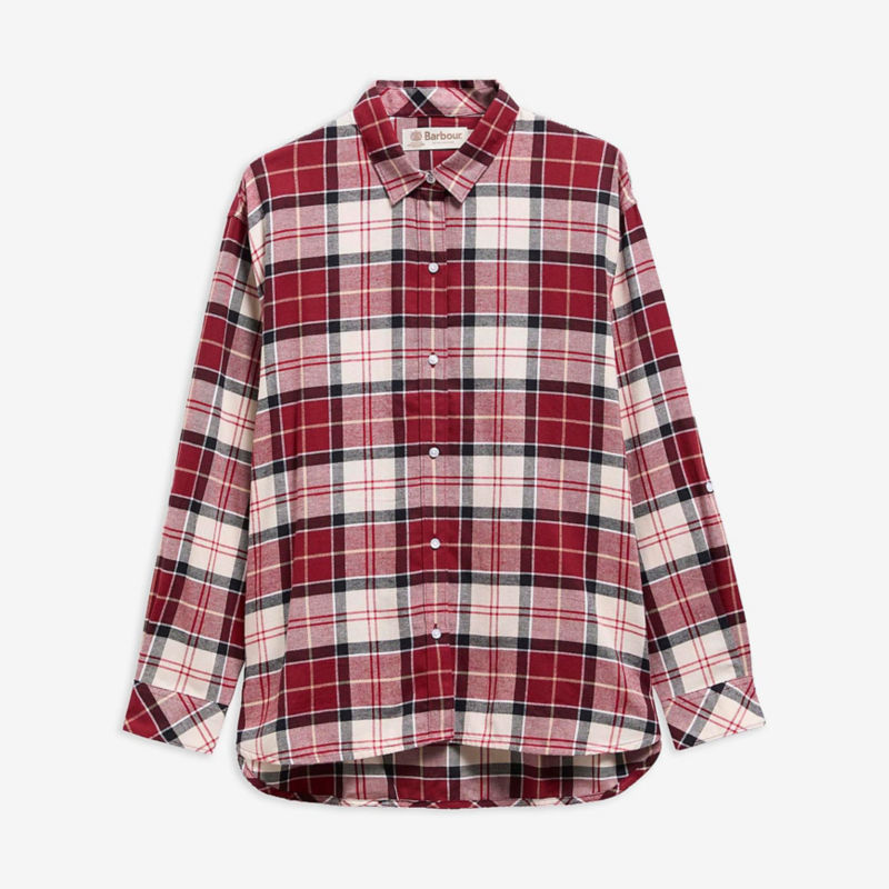 Barbour&reg; Elishaw Shirt - LIGHT CARDINAL TARTAN image number 4