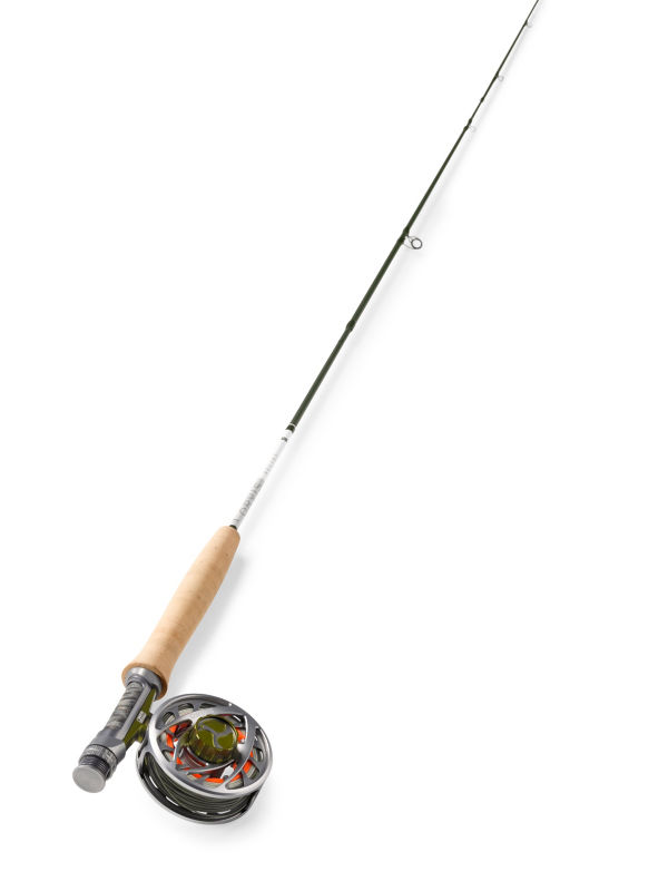 SuperFly Fly Fishing 7'6 5/6 WT Bass Reel/Rod Combo With Line FCL