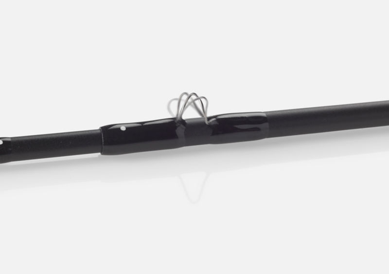 A detail shot of a small moving part on the Helios Fly Rod.