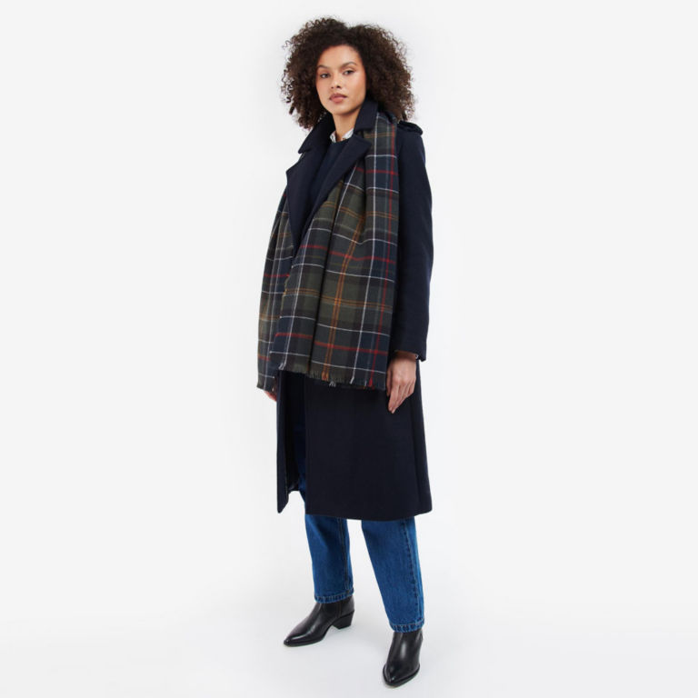 Barbour® Montieth Reversible Tartan Scarf - CLASSIC image number 4