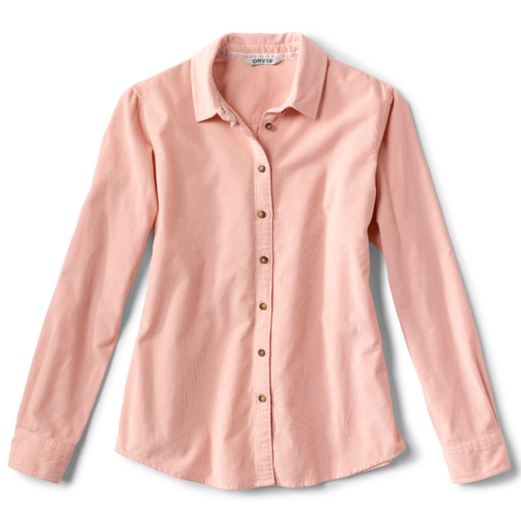 Garment-Dyed Corduroy Shirt - PALE CLAY