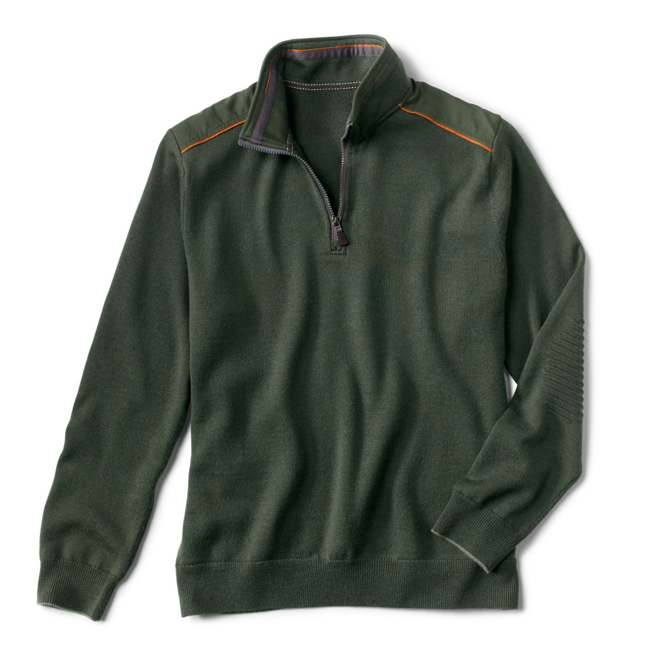 Upton Quarter-Zip Sweater - DARK PINE image number 0