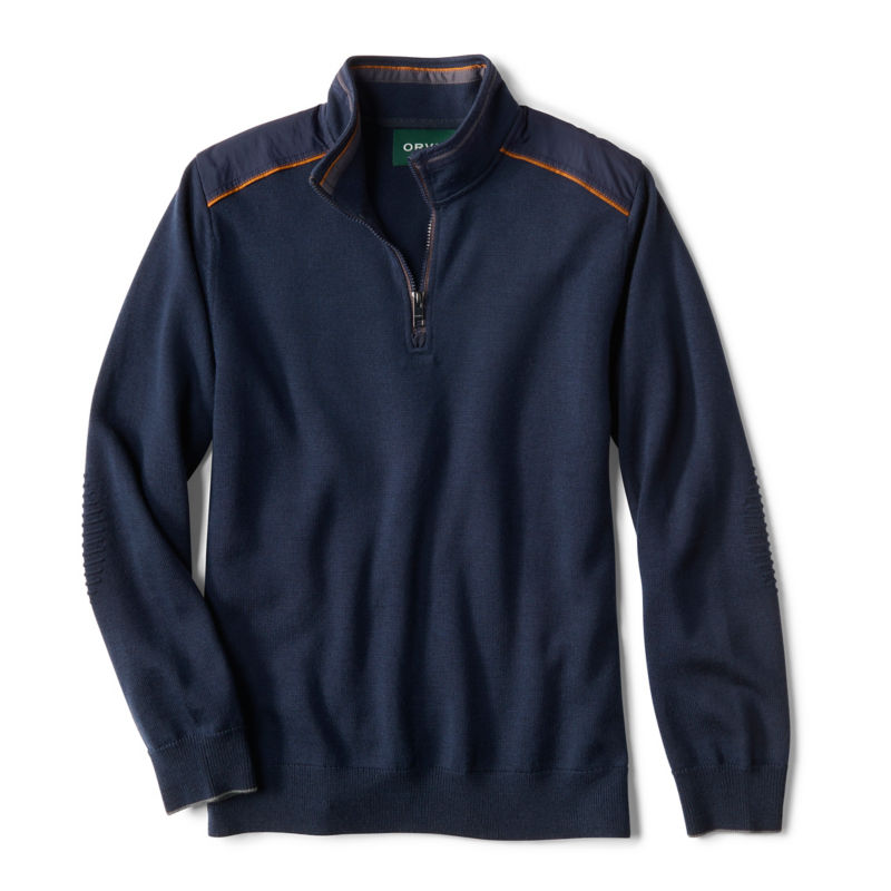 Upton 1/4-Zip Sweater - NAVY