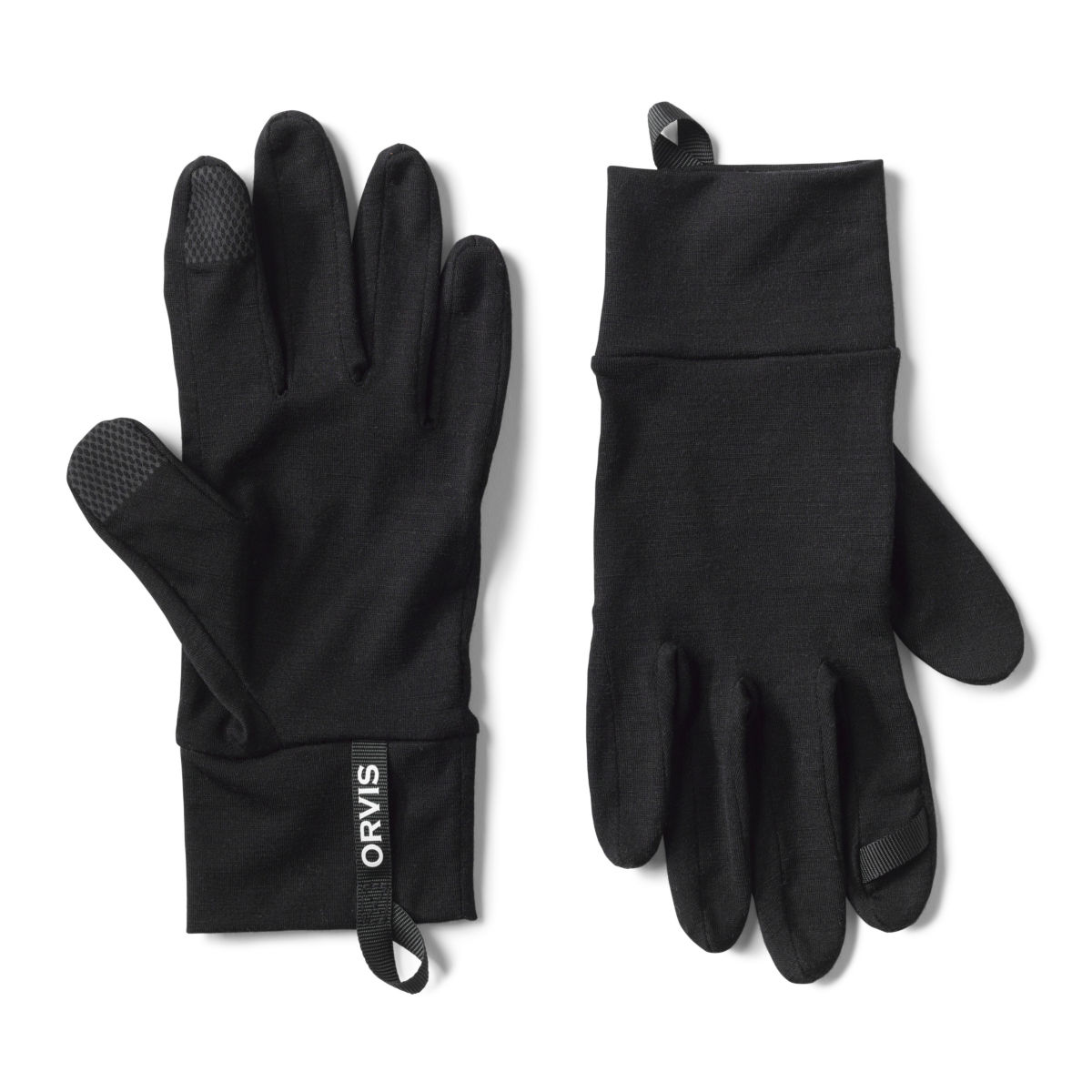 Elevated Merino Wool Liner Gloves - BLACKimage number 0