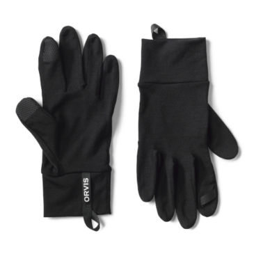 Elevated Merino Wool Liner Gloves - BLACK