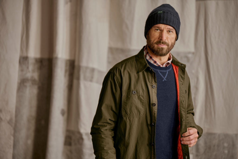 Quest Quilted Shirt Jacket - OLIVE image number 1