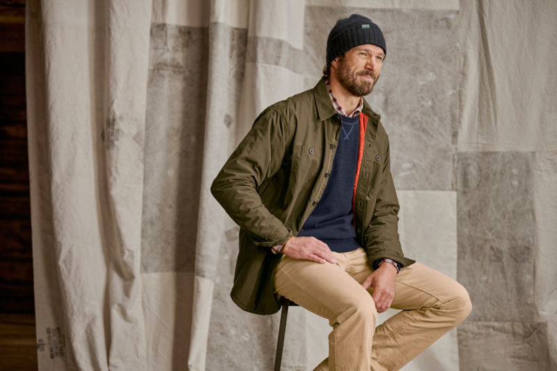 Quest Quilted Shirt Jacket - OLIVE image number 2