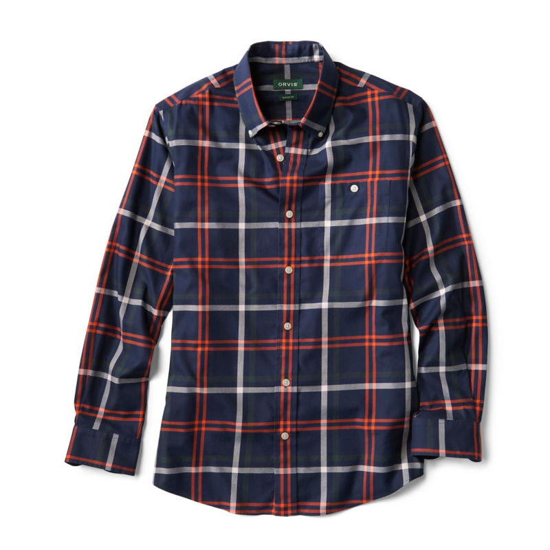 No-Work Long-Sleeve Shirt - TRUE NAVY image number 1