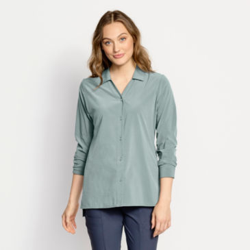 Elevated Modern Tunic Button-Down - 