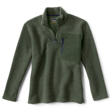 Equinox Sport Wool Sherpa Fleece - MOSS GREEN