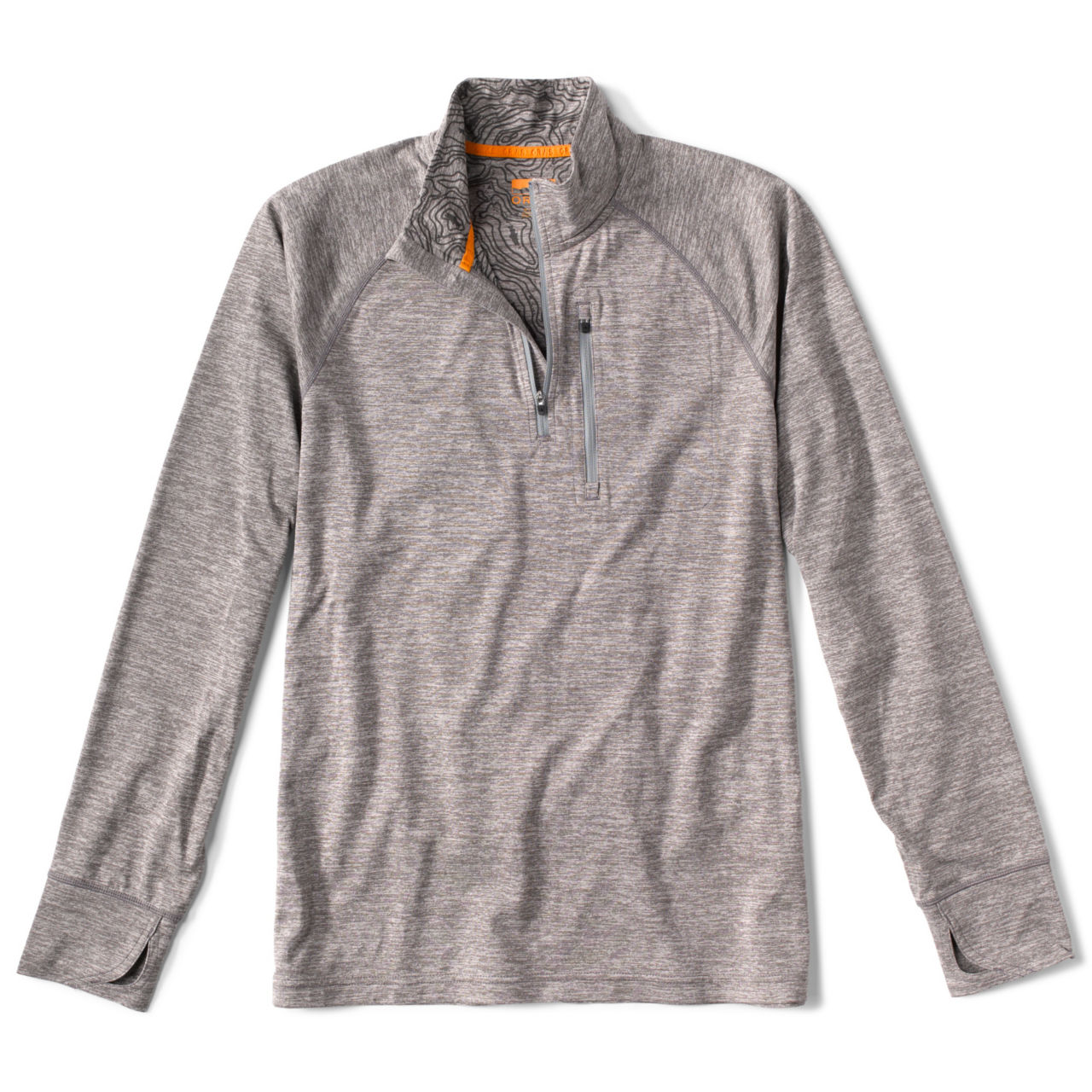 First Frost Quarter-Zip - HEATHER GRAY image number 0