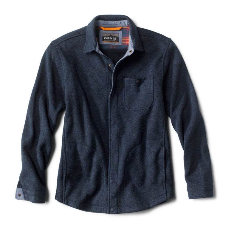 R65™ Sweater Fleece Shirt Jacket - INK image number 0