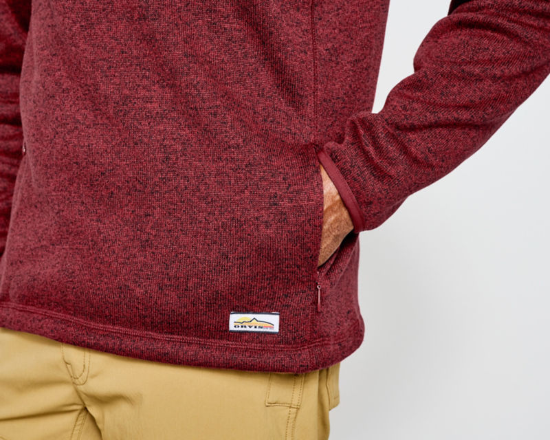 R65&trade; Sweater Fleece 1/4-Zip - HEATHER GREY image number 5