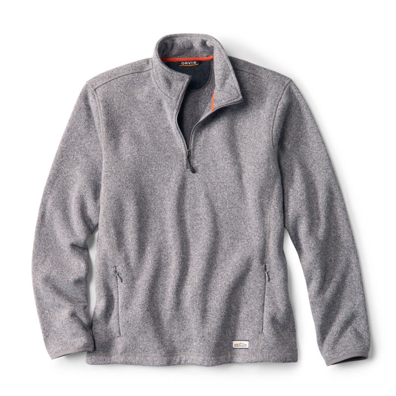 R65&trade; Sweater Fleece 1/4-Zip - HEATHER GREY