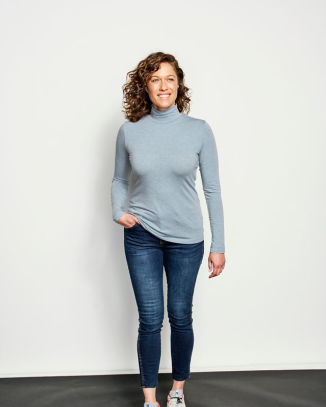 Perfect Cotton-Blend Turtleneck | Orvis