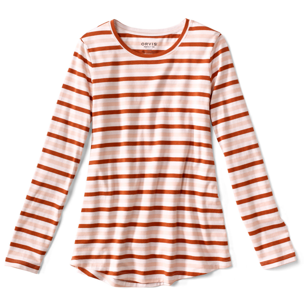 Perfect Relaxed Long-Sleeved Tee - SEDONA MULTI STRIPEimage number 0