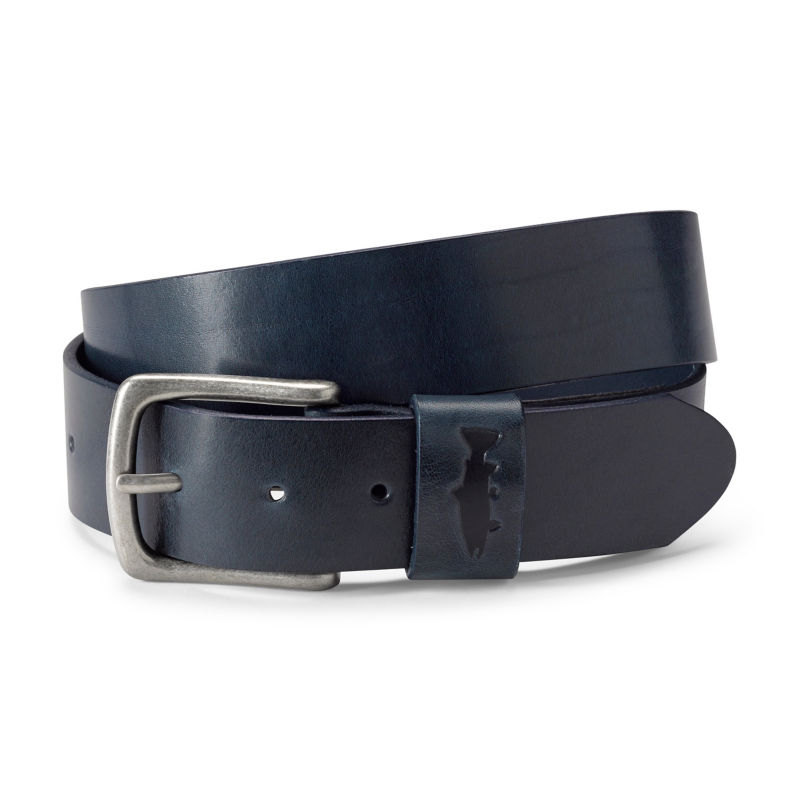 Embossed Sporting Icon Leather Belts | Orvis