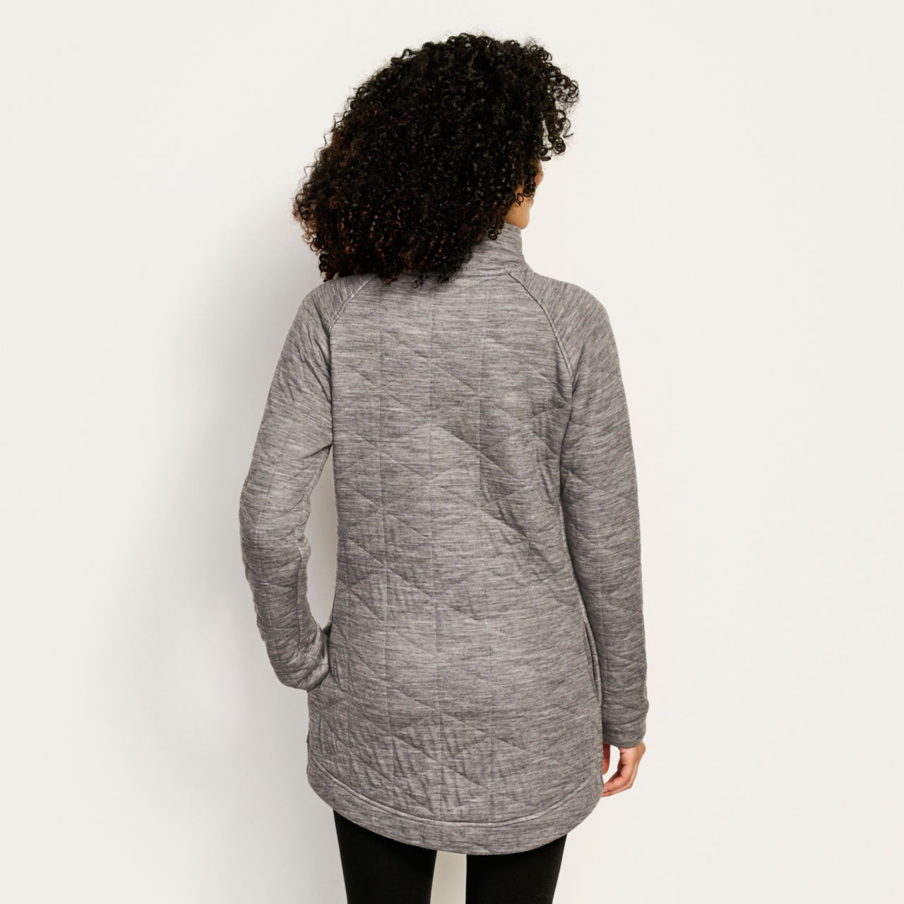 Merino Quilted Mock Tunic -  image number 2