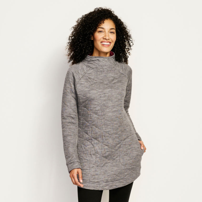 Merino Quilted Mock Tunic -  image number 0