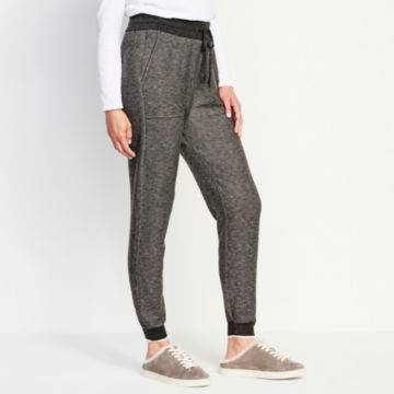 Bird’s-Eye Natural Fit Joggers - HEATHERED CHARCOALimage number 1