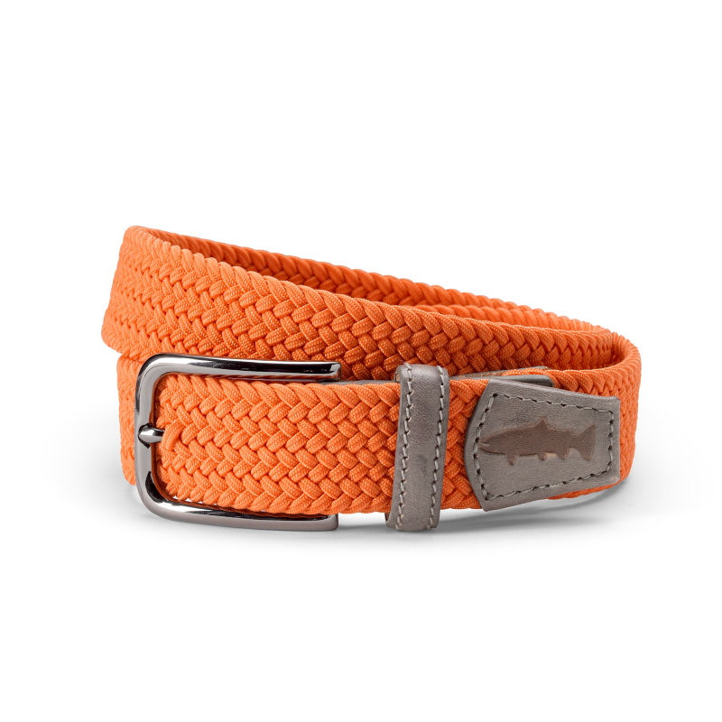 Men's Voyager Italian Stretch Cord Belt | Orange | Size 34 | Nylon | Orvis