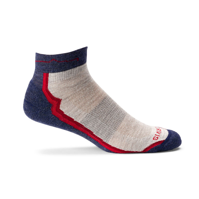 Adventure 1/4 Crew Socks - NAVY/GREY