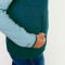 Women’s Outdoor Quilted Snap Sweatshirt - MINERAL BLUE COLORBLOCK image number 4