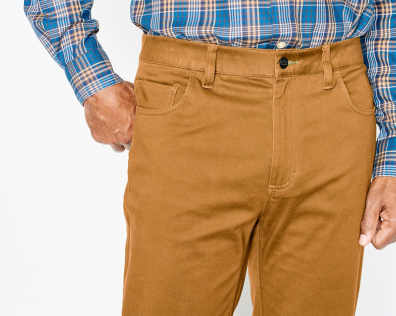 Stretch Tech Moleskin 5-Pocket Pants - DARK VICUNA image number 4