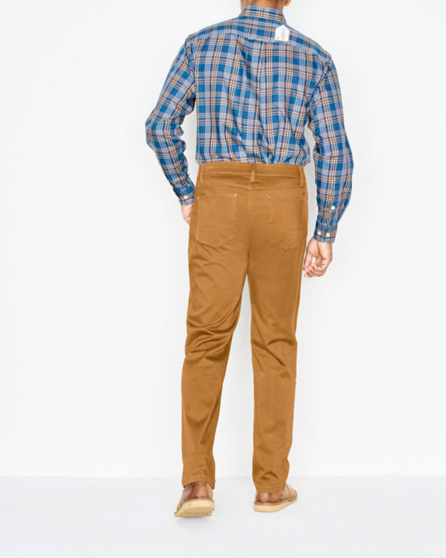 Stretch Tech Moleskin 5-Pocket Pants - DARK VICUNA image number 3