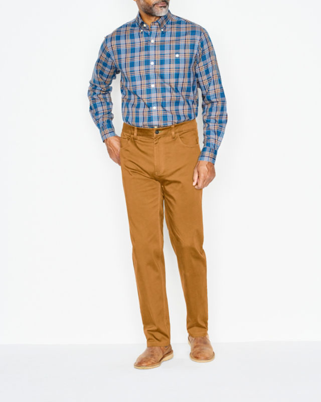 Stretch Tech Moleskin 5-Pocket Pants - DARK VICUNA image number 1