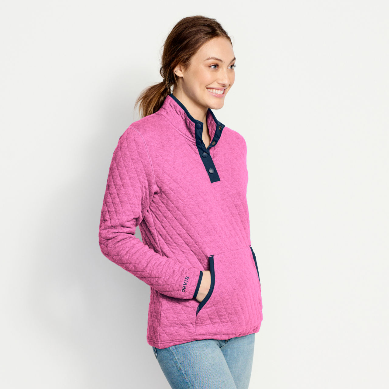 Women’s Outdoor Quilted Snap Sweatshirt - PUNCH image number 1