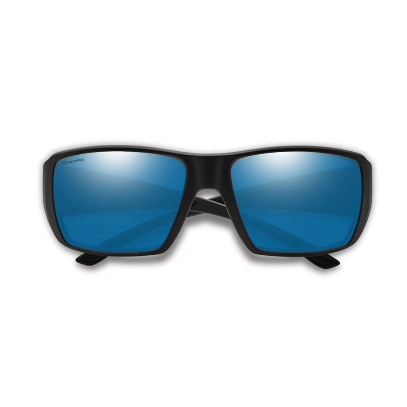 Smith Guide&rsquo;s Choice XL Polarized Sunglasses - MATTE BLACK/BLUE POLARIZED GLASS LENS image number 1