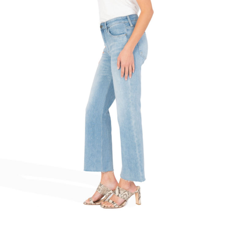 Kut From The Kloth® Kelsey Crop Flare-Leg Jeans - LIGHT INDIGO image number 1