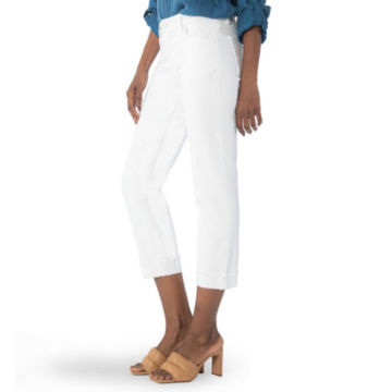 Kut from the Kloth® Amy Crop Straight-Leg Jeans - WHITEimage number 1