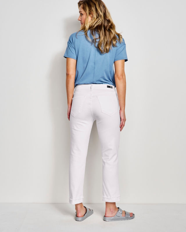 Kut from the Kloth&reg; Amy Cropped Jeans - WHITE image number 3