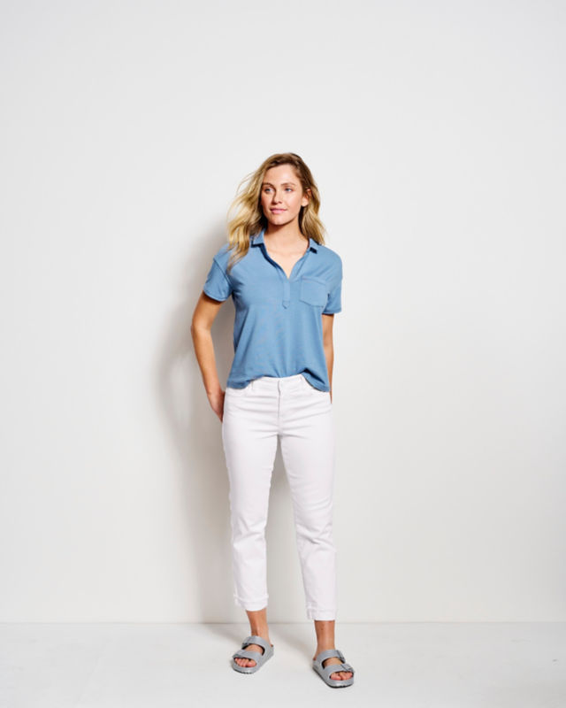 Kut from the Kloth&reg; Amy Cropped Jeans - WHITE image number 4