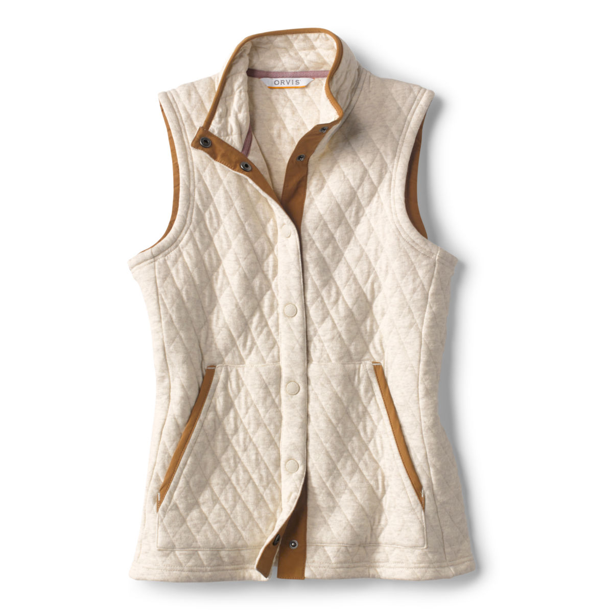 Women's Outdoor Quilted Vest - OATMEALimage number 0