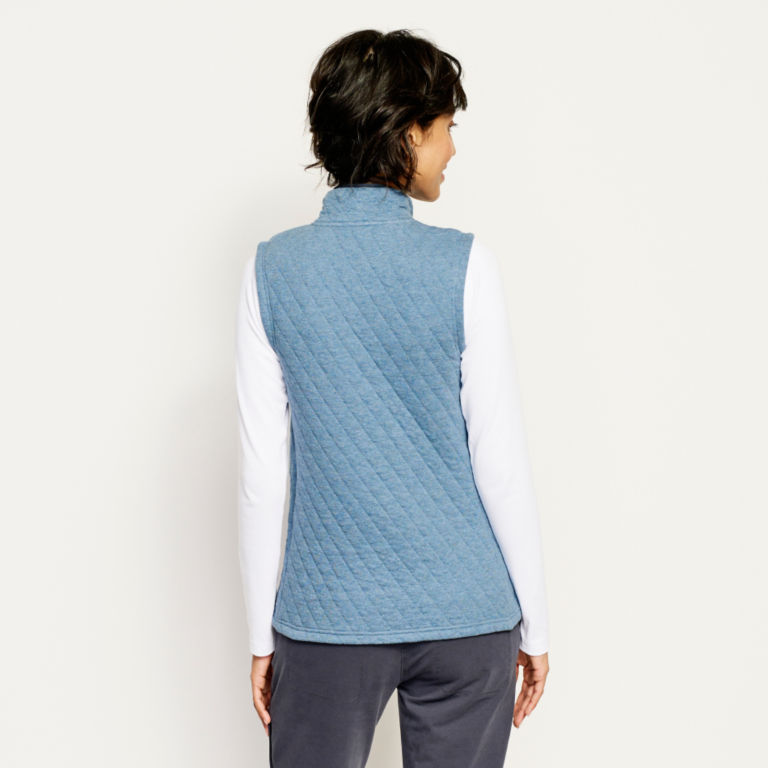 Outdoor Quilted Vest - BLUESTONE image number 2