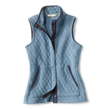 Outdoor Quilted Vest - BLUESTONE image number 4