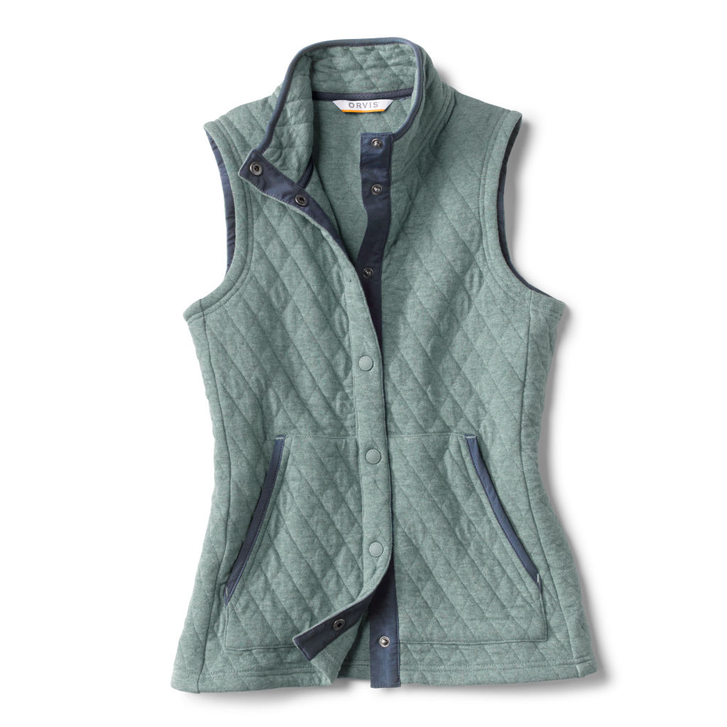 Women’s Outdoor Quilted Vest - FOREST image number 5