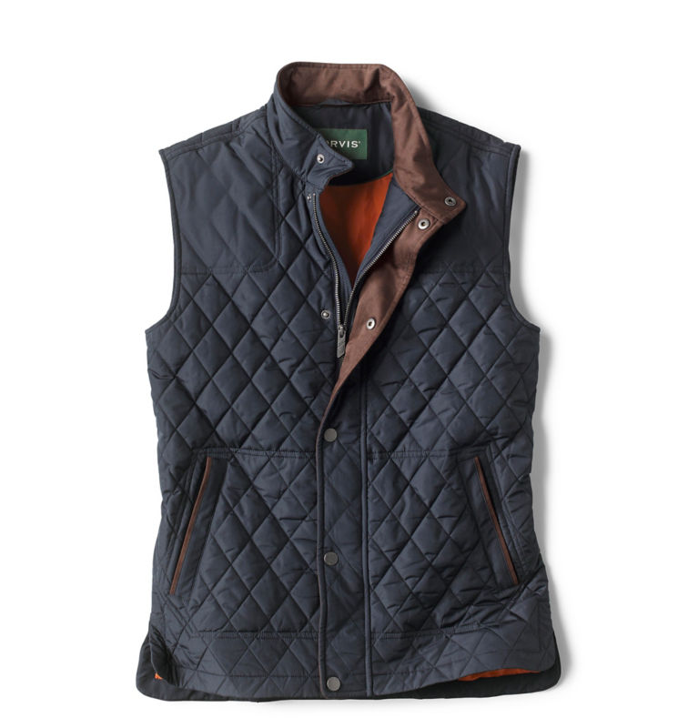 Route 7 Quilted Vest - NAVY