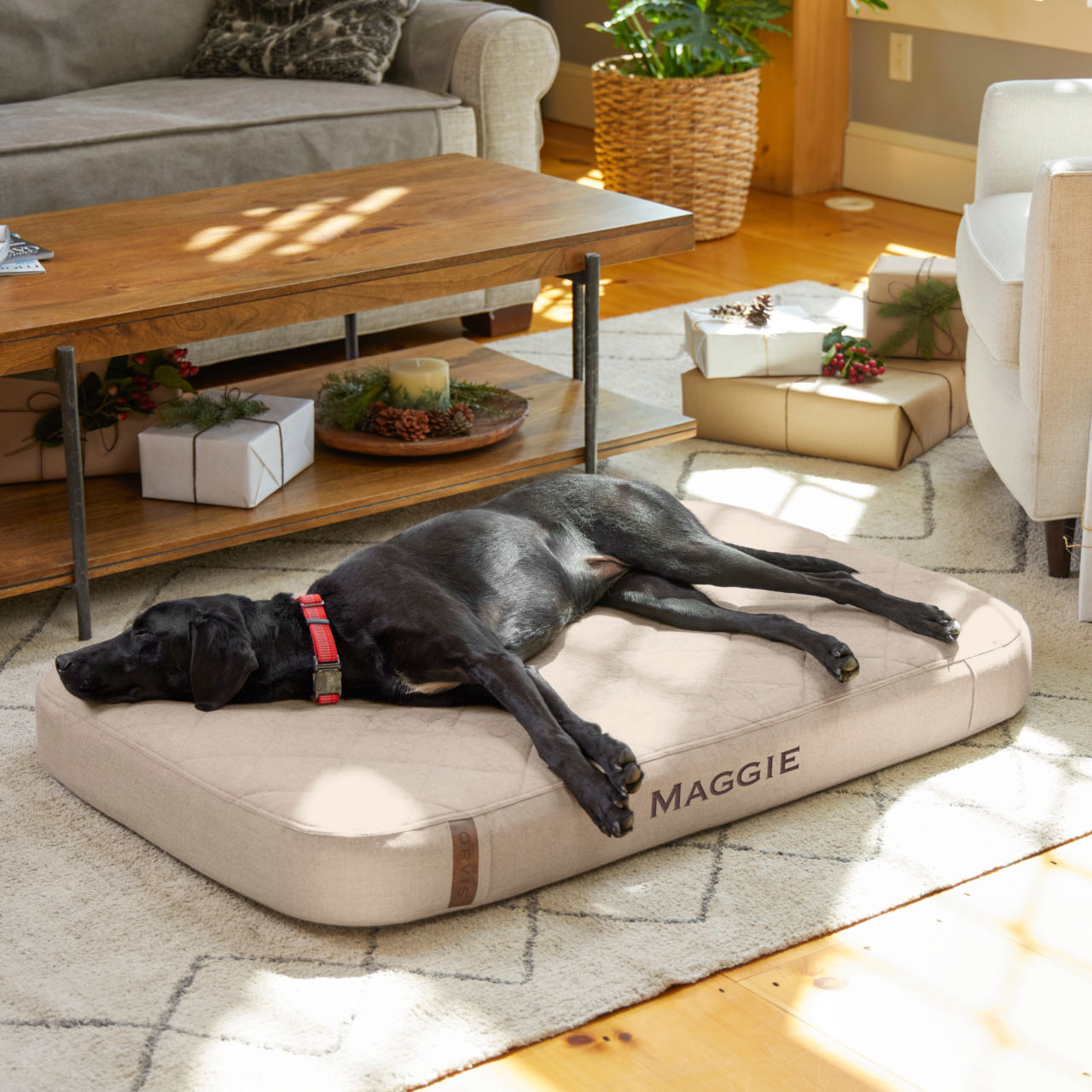 Orvis RecoveryZone® Lounger Dog Bed - KHAKI image number 4