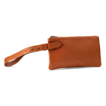 Saddle Ridge Leather Wristlet - 