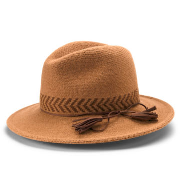 Women’s Wool-Blend Knit Panama Hat - 