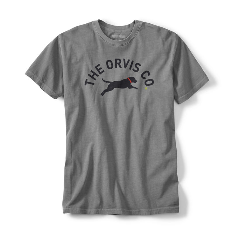 Jumping Dog T-Shirt - HEATHER GRAY