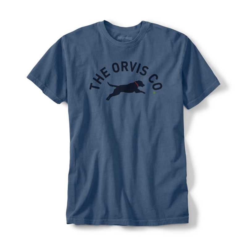 Jumping Dog T-Shirt - INDIGO