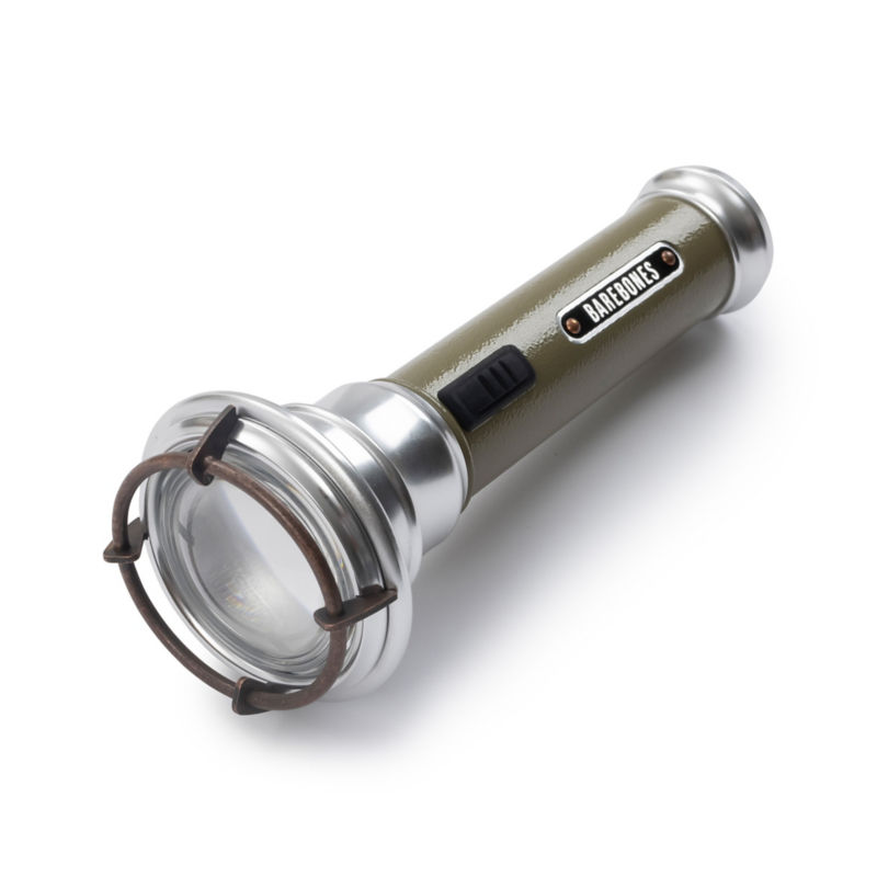 Barebones Vintage Flashlight - OLIVE DRAB