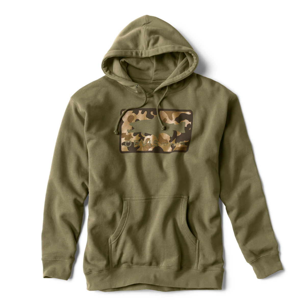 1971 Camo Trout Hoodie - OLIVEimage number 0
