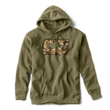 1971 Camo Trout Hoodie - OLIVE image number 0